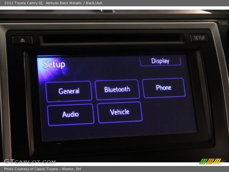 Attitude Black Metallic / Black/Ash 2012 Toyota Camry SE