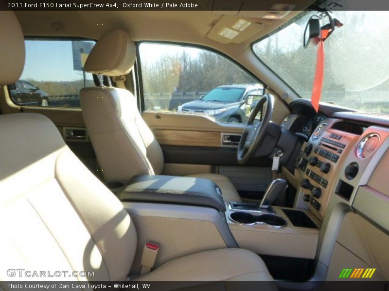 Oxford White / Pale Adobe 2011 Ford F150 Lariat SuperCrew 4x4