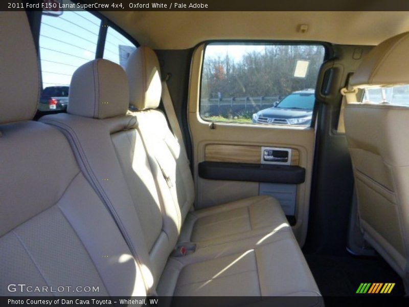 Oxford White / Pale Adobe 2011 Ford F150 Lariat SuperCrew 4x4