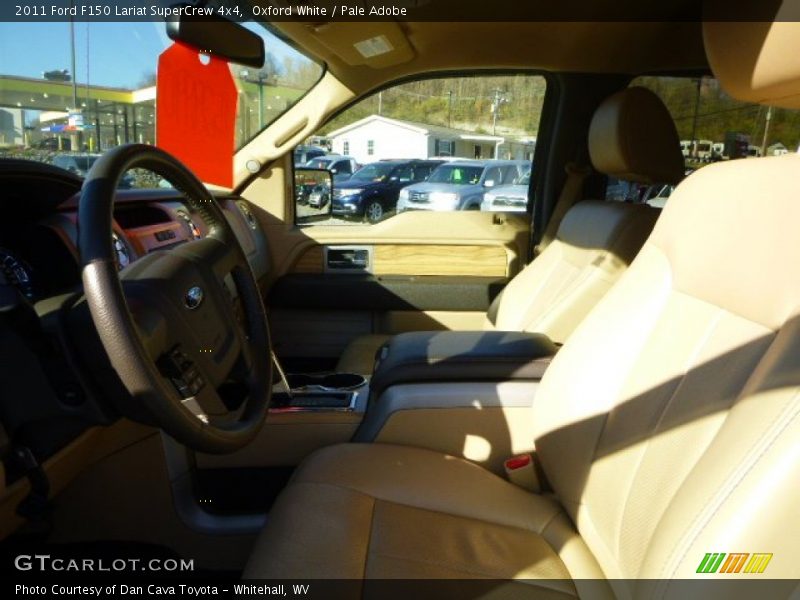 Oxford White / Pale Adobe 2011 Ford F150 Lariat SuperCrew 4x4