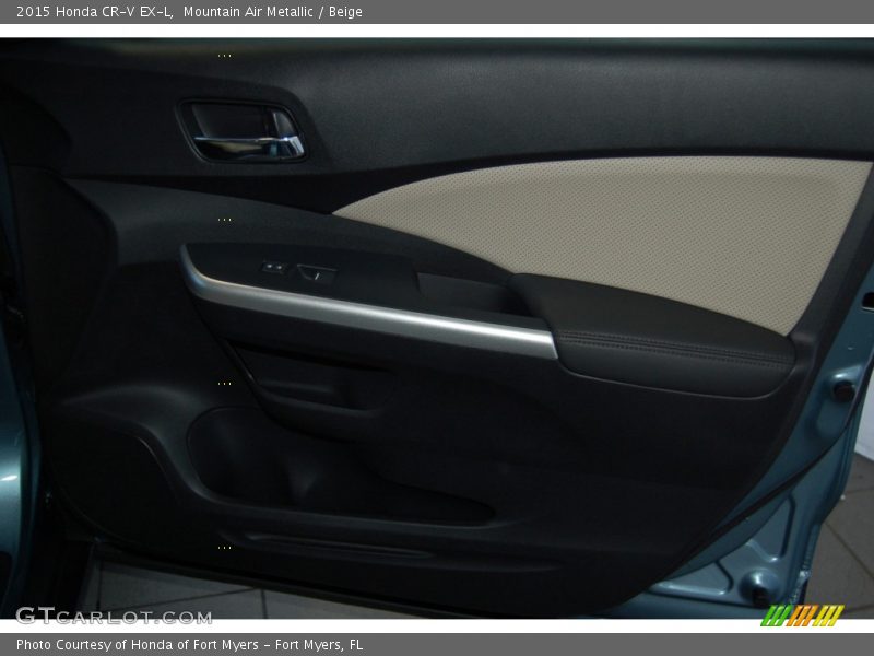 Mountain Air Metallic / Beige 2015 Honda CR-V EX-L