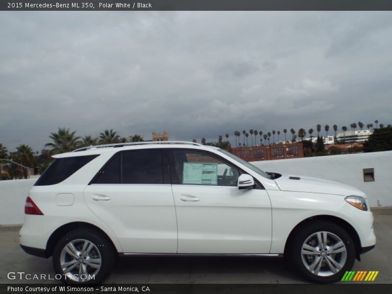 Polar White / Black 2015 Mercedes-Benz ML 350