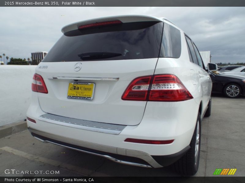 Polar White / Black 2015 Mercedes-Benz ML 350