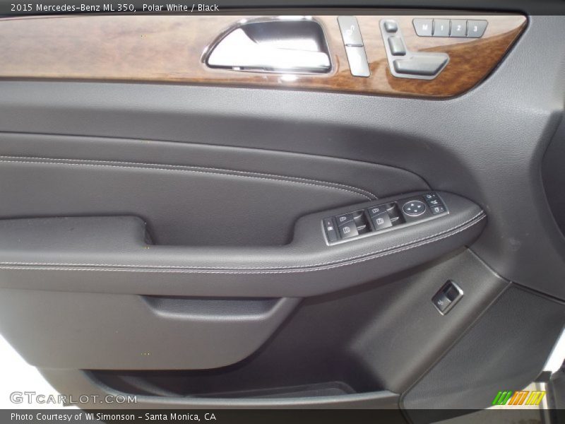 Polar White / Black 2015 Mercedes-Benz ML 350