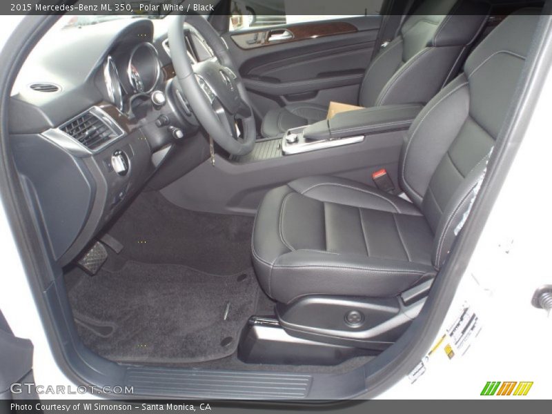 Polar White / Black 2015 Mercedes-Benz ML 350