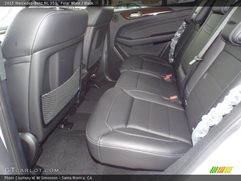 Polar White / Black 2015 Mercedes-Benz ML 350