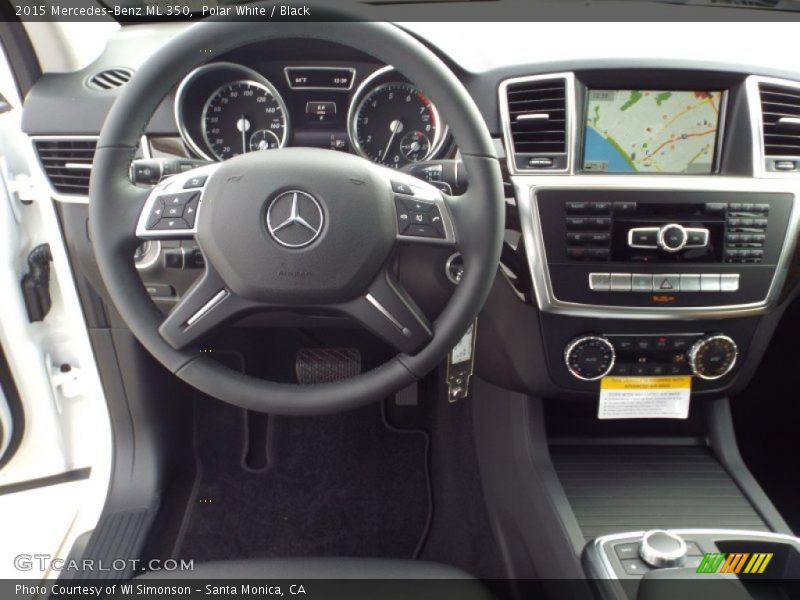 Polar White / Black 2015 Mercedes-Benz ML 350