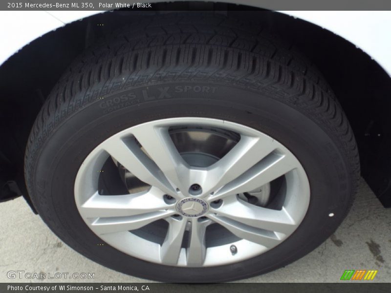 Polar White / Black 2015 Mercedes-Benz ML 350