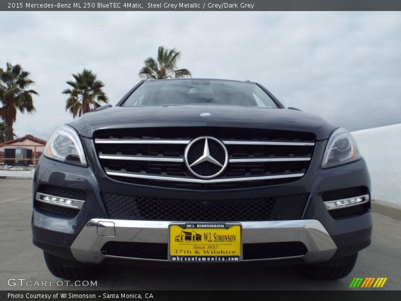 Steel Grey Metallic / Grey/Dark Grey 2015 Mercedes-Benz ML 250 BlueTEC 4Matic