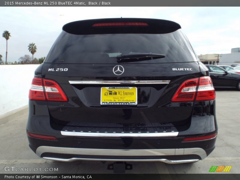 Black / Black 2015 Mercedes-Benz ML 250 BlueTEC 4Matic