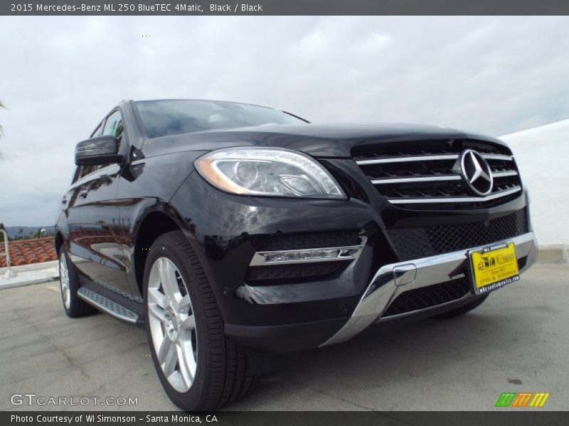 Black / Black 2015 Mercedes-Benz ML 250 BlueTEC 4Matic