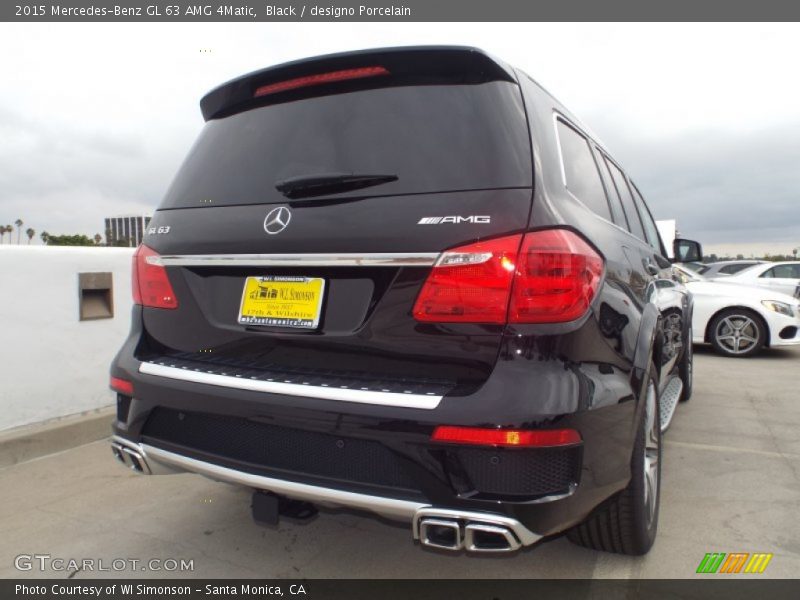 Black / designo Porcelain 2015 Mercedes-Benz GL 63 AMG 4Matic