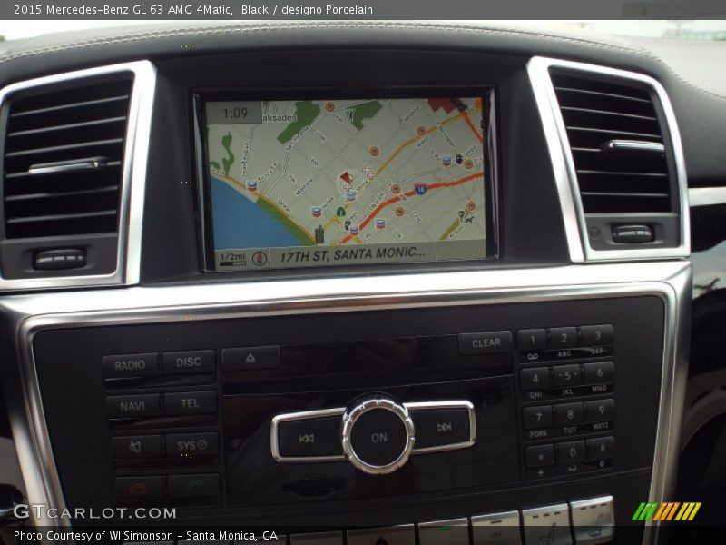 Black / designo Porcelain 2015 Mercedes-Benz GL 63 AMG 4Matic