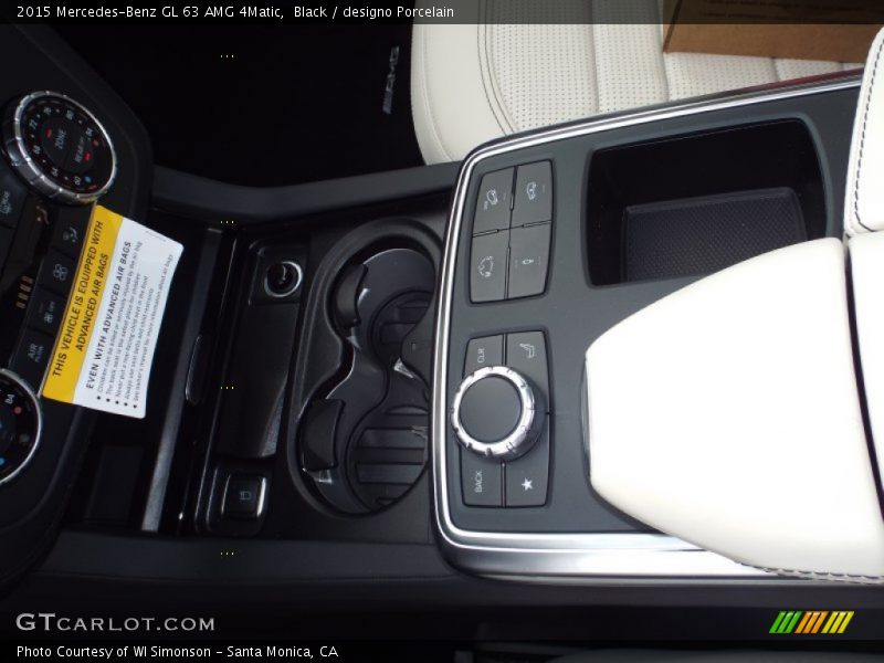 Black / designo Porcelain 2015 Mercedes-Benz GL 63 AMG 4Matic
