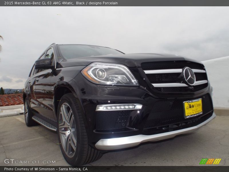 Black / designo Porcelain 2015 Mercedes-Benz GL 63 AMG 4Matic