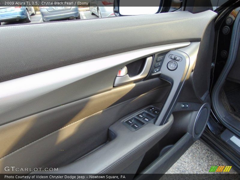 Crystal Black Pearl / Ebony 2009 Acura TL 3.5