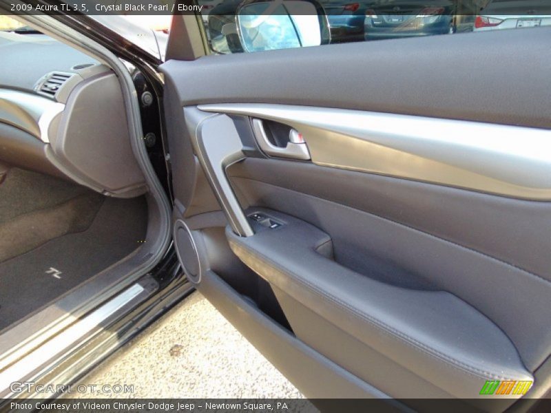 Crystal Black Pearl / Ebony 2009 Acura TL 3.5