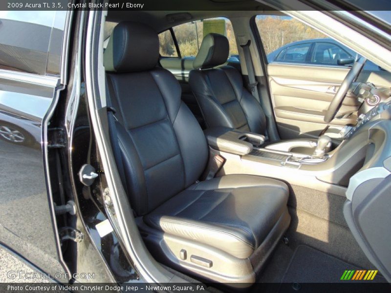 Crystal Black Pearl / Ebony 2009 Acura TL 3.5