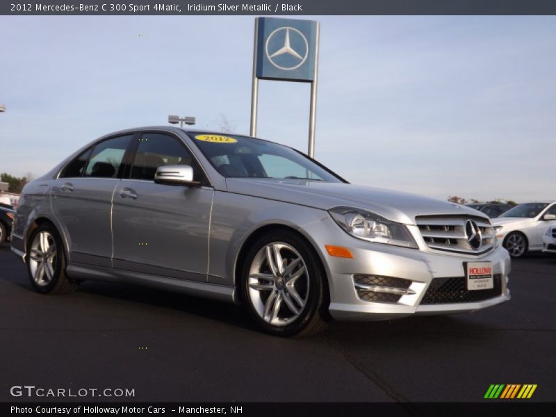 Iridium Silver Metallic / Black 2012 Mercedes-Benz C 300 Sport 4Matic
