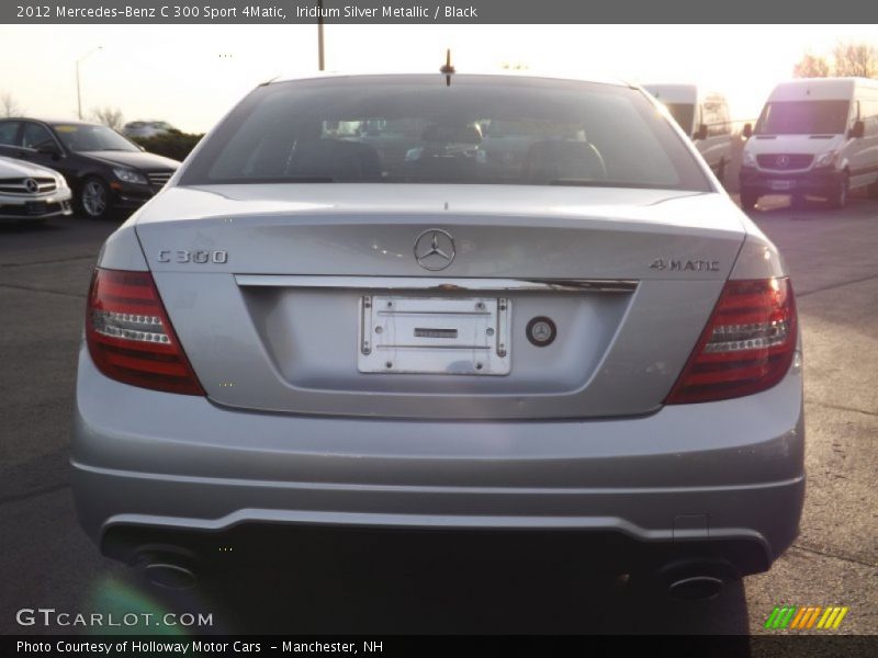 Iridium Silver Metallic / Black 2012 Mercedes-Benz C 300 Sport 4Matic