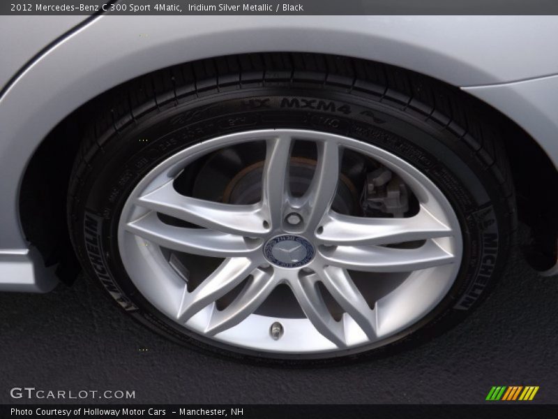 Iridium Silver Metallic / Black 2012 Mercedes-Benz C 300 Sport 4Matic
