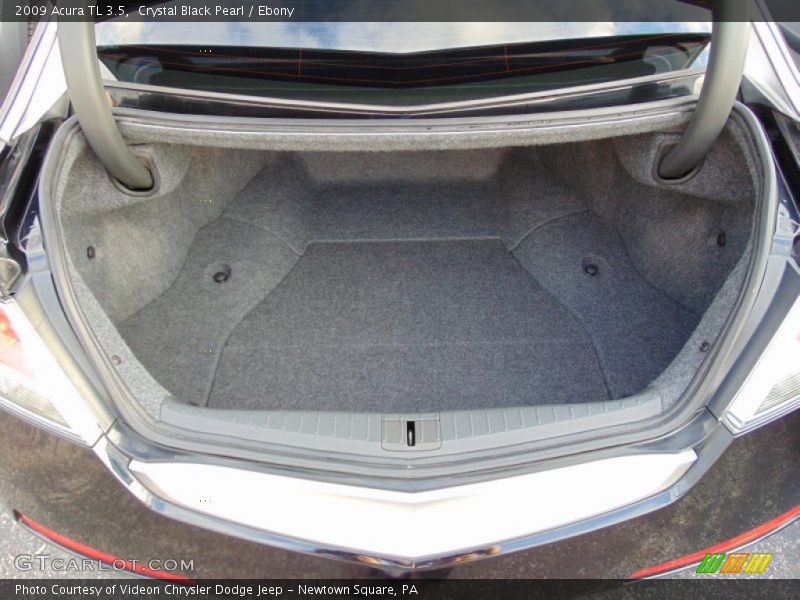Crystal Black Pearl / Ebony 2009 Acura TL 3.5