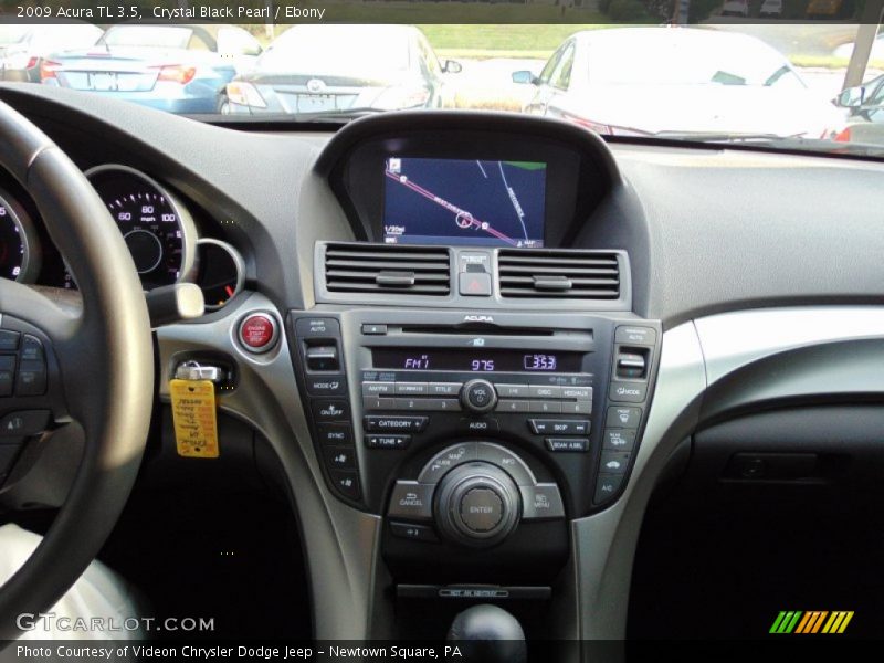 Crystal Black Pearl / Ebony 2009 Acura TL 3.5