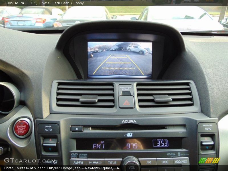 Crystal Black Pearl / Ebony 2009 Acura TL 3.5