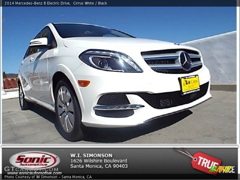 Cirrus White / Black 2014 Mercedes-Benz B Electric Drive