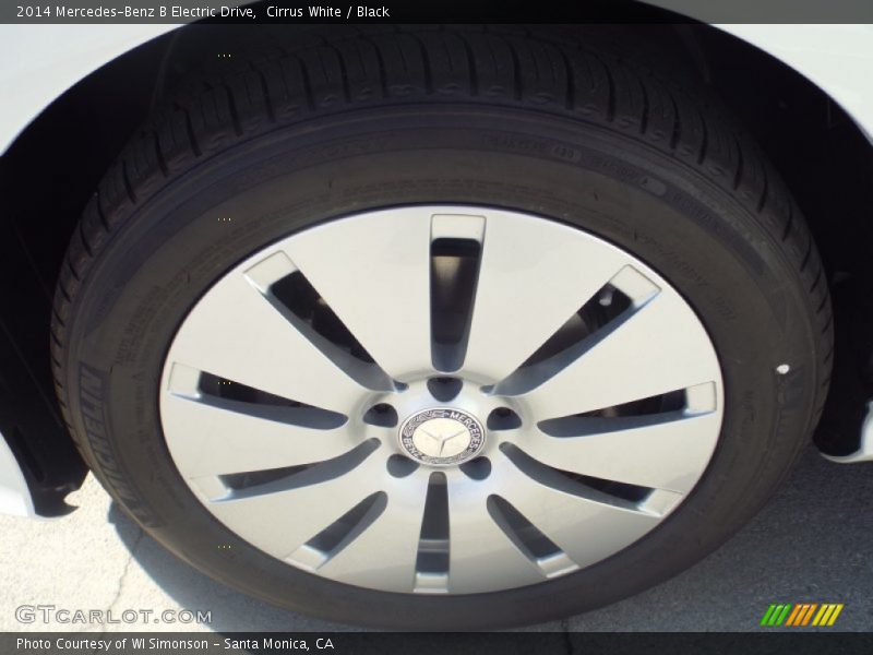 Cirrus White / Black 2014 Mercedes-Benz B Electric Drive