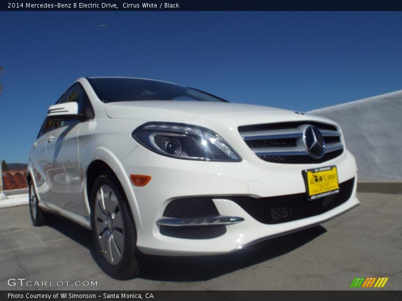 Cirrus White / Black 2014 Mercedes-Benz B Electric Drive