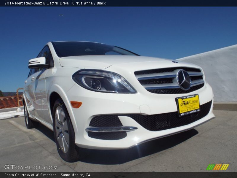 Cirrus White / Black 2014 Mercedes-Benz B Electric Drive