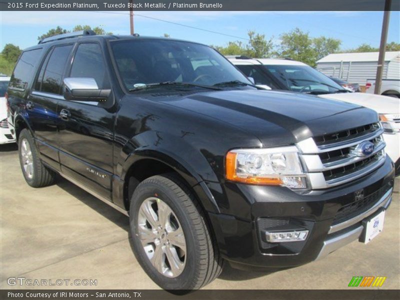 Tuxedo Black Metallic / Platinum Brunello 2015 Ford Expedition Platinum