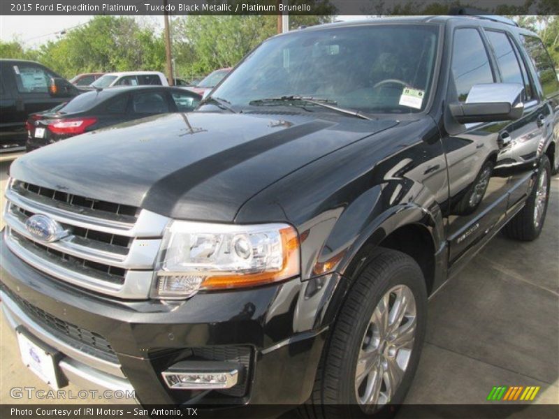 Tuxedo Black Metallic / Platinum Brunello 2015 Ford Expedition Platinum