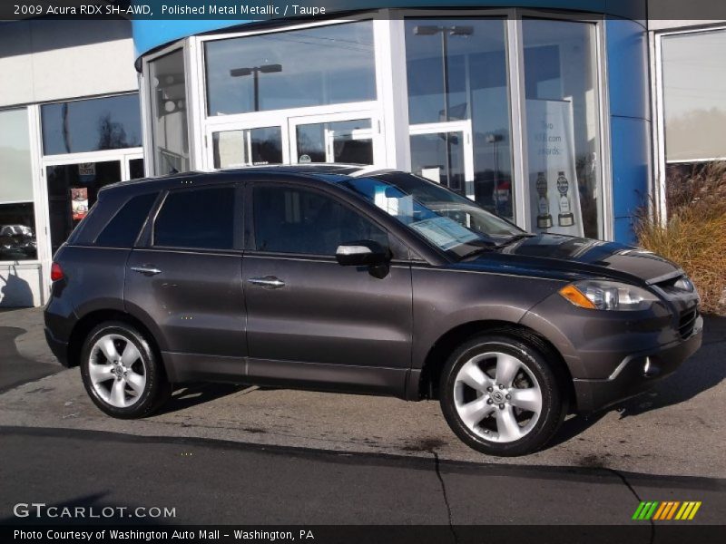 Polished Metal Metallic / Taupe 2009 Acura RDX SH-AWD