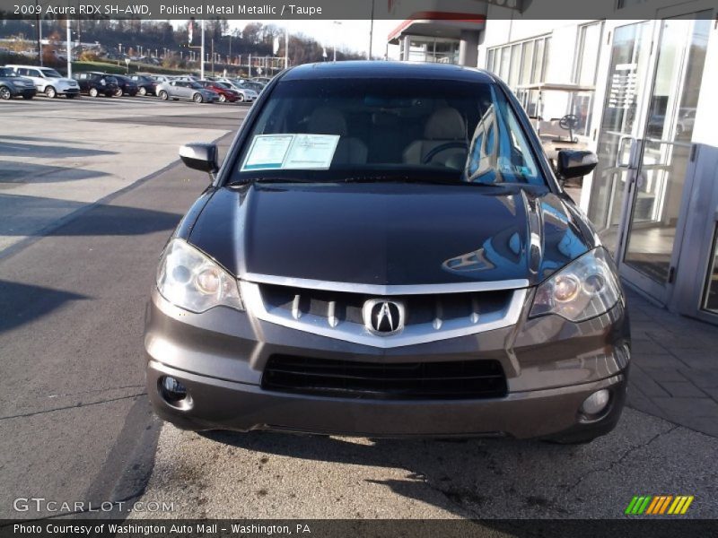 Polished Metal Metallic / Taupe 2009 Acura RDX SH-AWD