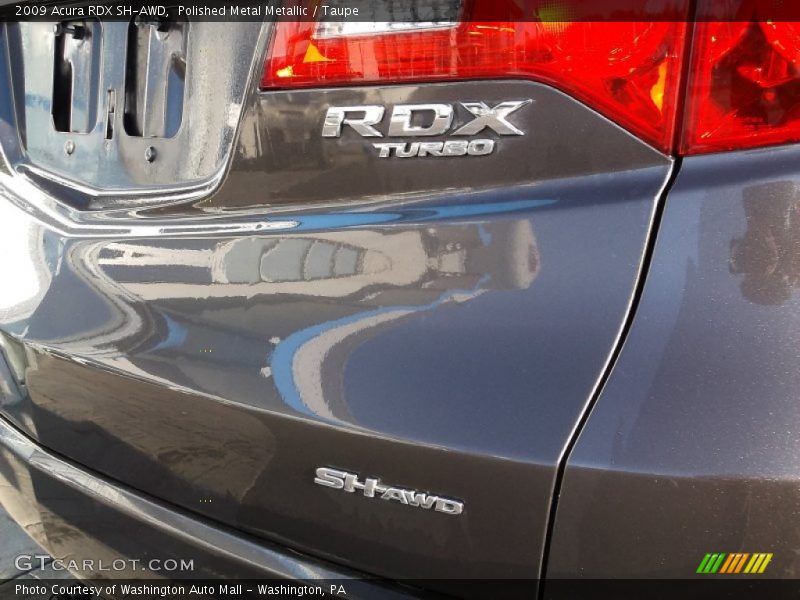 Polished Metal Metallic / Taupe 2009 Acura RDX SH-AWD