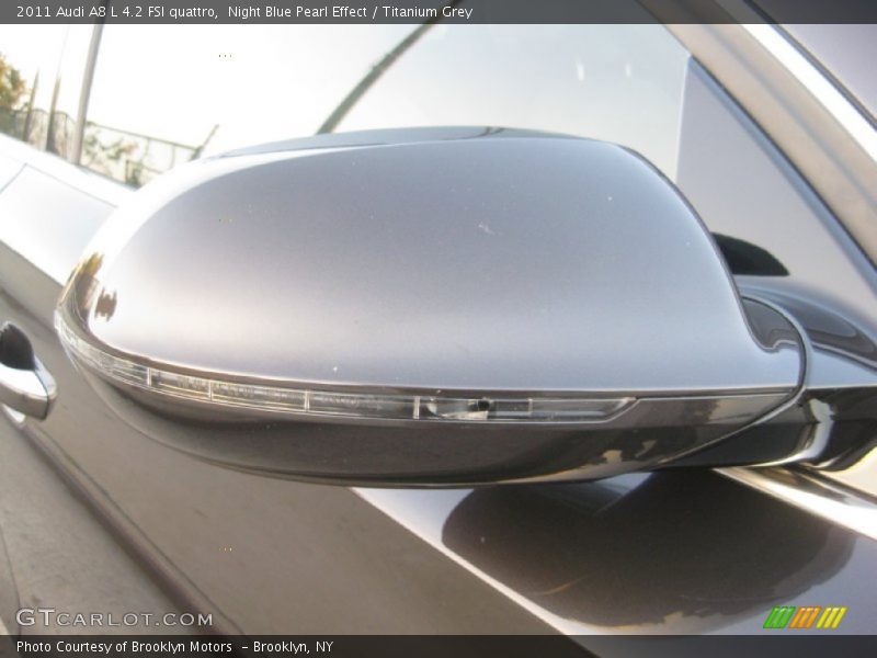 Night Blue Pearl Effect / Titanium Grey 2011 Audi A8 L 4.2 FSI quattro