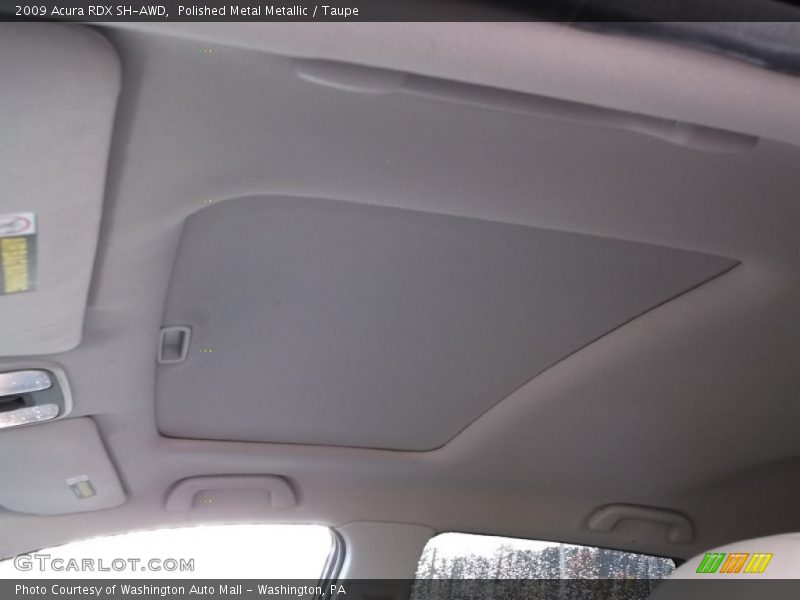 Polished Metal Metallic / Taupe 2009 Acura RDX SH-AWD
