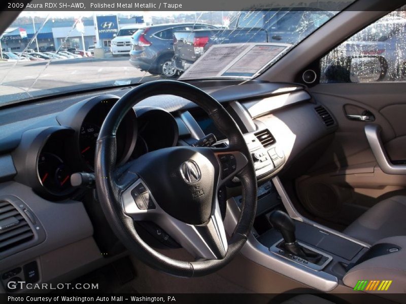 Polished Metal Metallic / Taupe 2009 Acura RDX SH-AWD