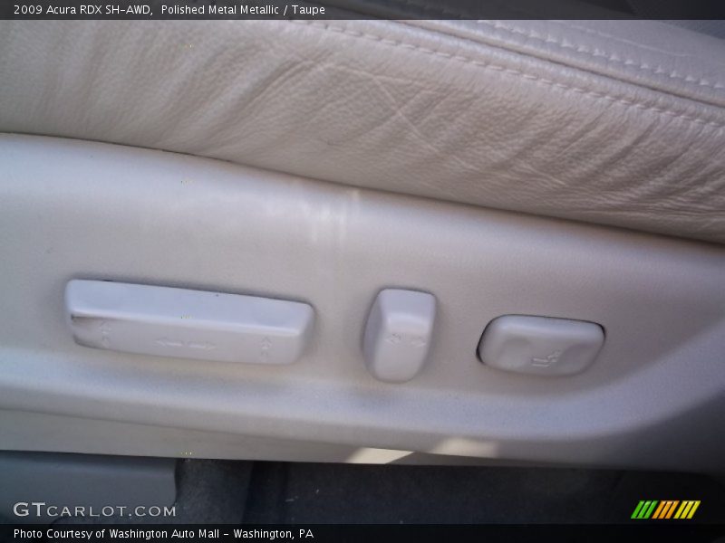 Polished Metal Metallic / Taupe 2009 Acura RDX SH-AWD