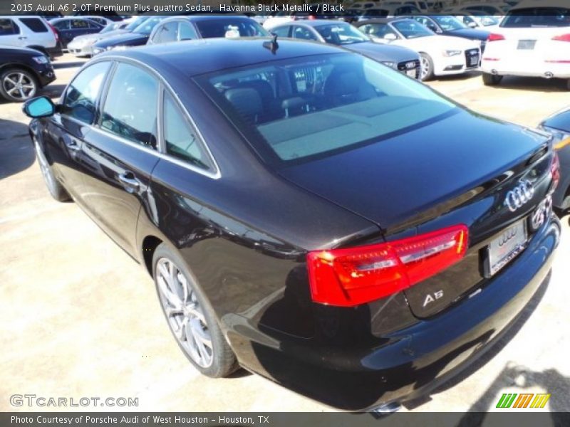 Havanna Black Metallic / Black 2015 Audi A6 2.0T Premium Plus quattro Sedan