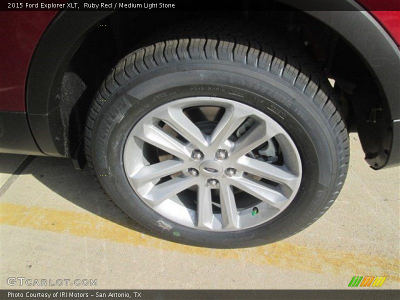Ruby Red / Medium Light Stone 2015 Ford Explorer XLT