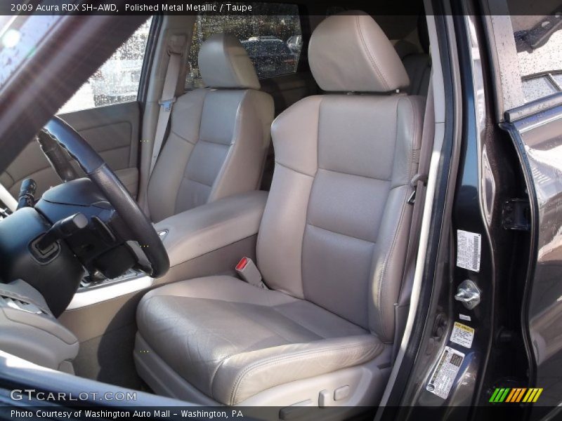 Polished Metal Metallic / Taupe 2009 Acura RDX SH-AWD