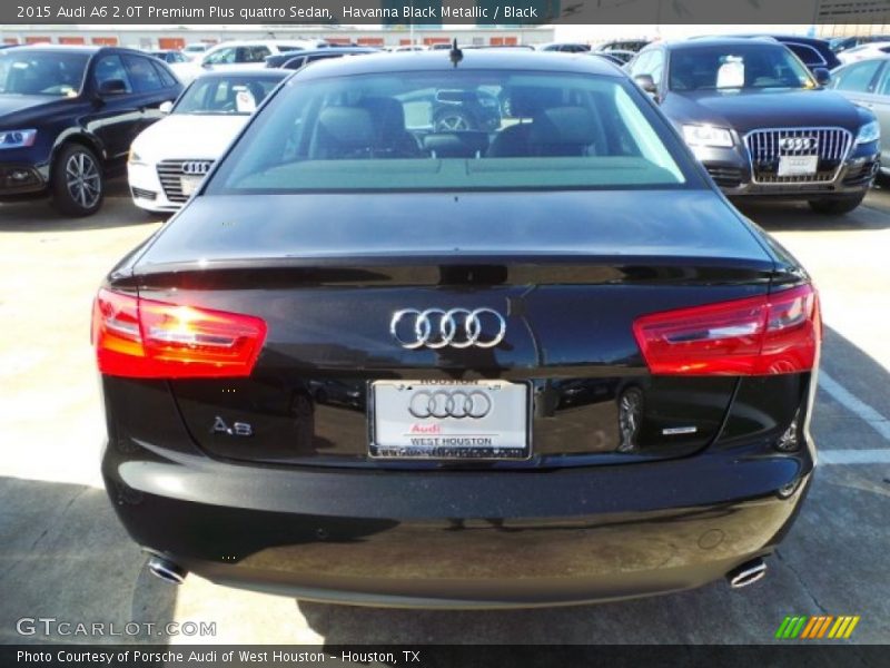 Havanna Black Metallic / Black 2015 Audi A6 2.0T Premium Plus quattro Sedan