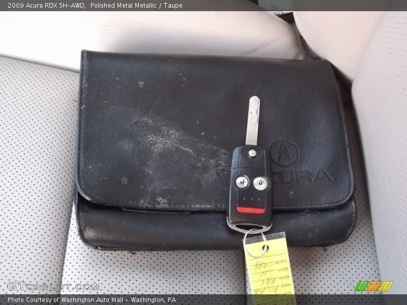 Polished Metal Metallic / Taupe 2009 Acura RDX SH-AWD