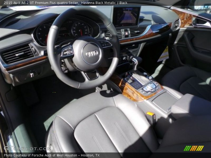 Havanna Black Metallic / Black 2015 Audi A6 2.0T Premium Plus quattro Sedan
