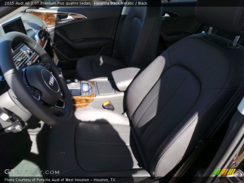 Havanna Black Metallic / Black 2015 Audi A6 2.0T Premium Plus quattro Sedan