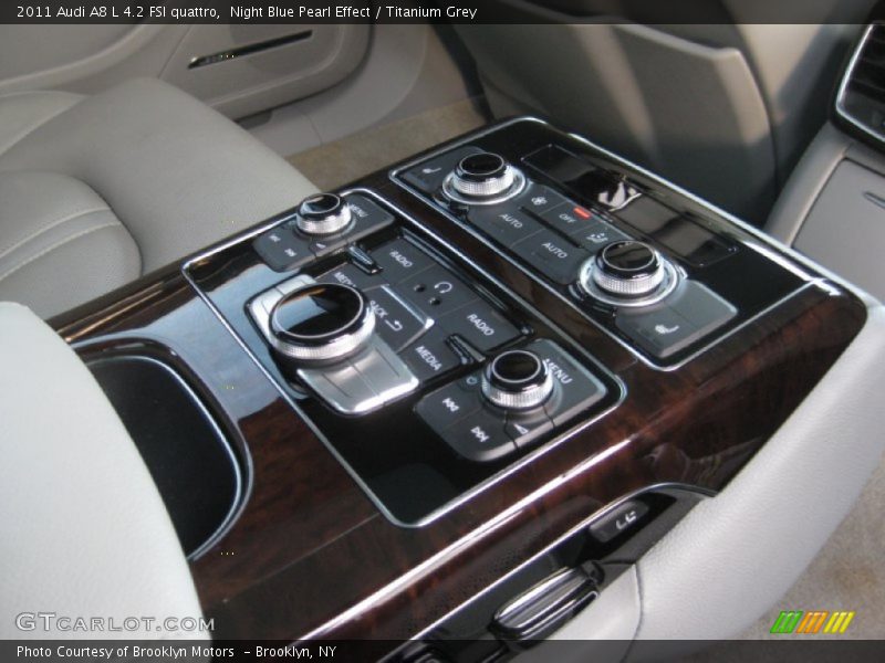 Night Blue Pearl Effect / Titanium Grey 2011 Audi A8 L 4.2 FSI quattro