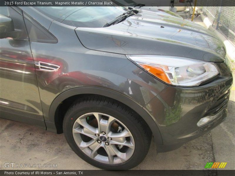Magnetic Metallic / Charcoal Black 2015 Ford Escape Titanium
